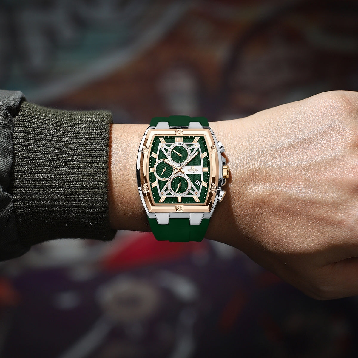 RDétanche calendrier chronographe