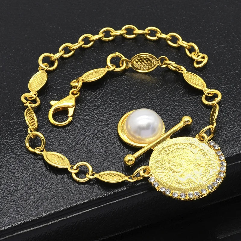 parure plaque ou pour femme