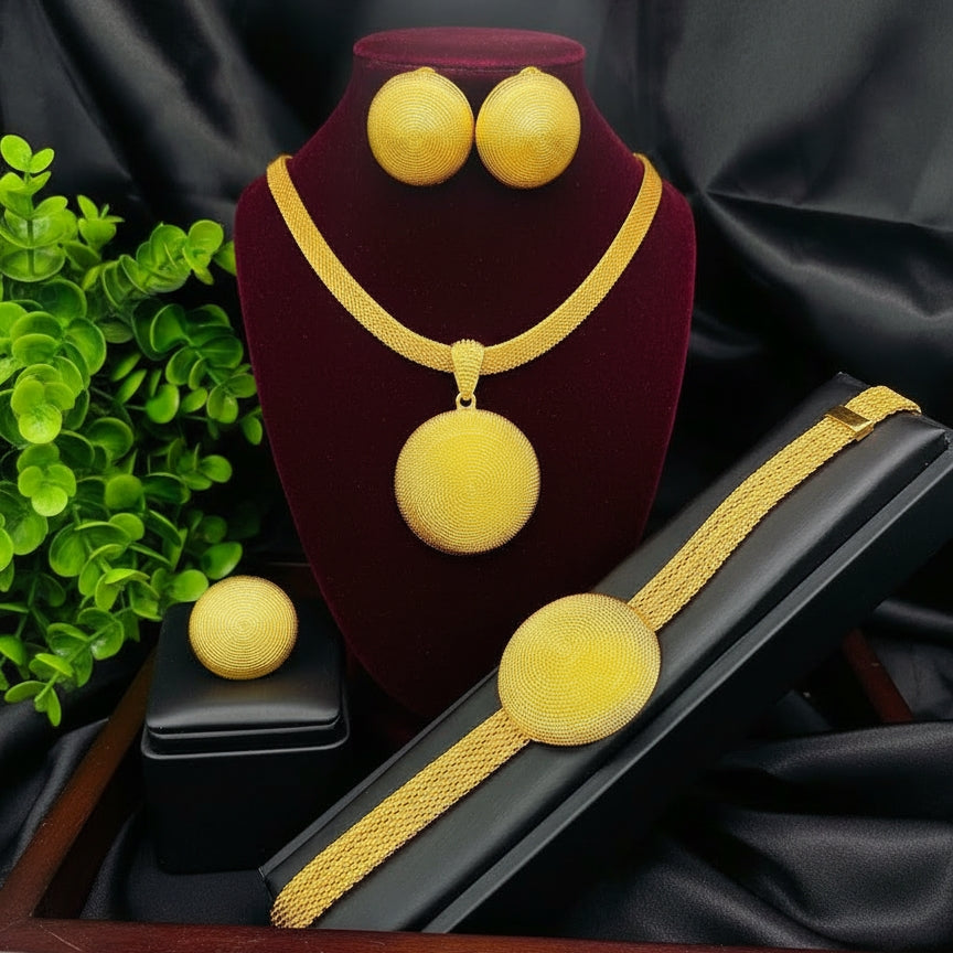 parure plaque ou pour femme