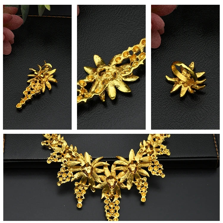 parure plaque ou pour femme